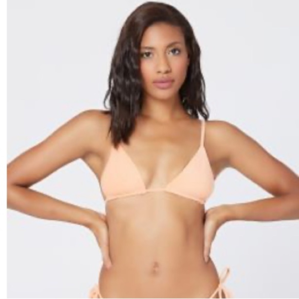 L*Space Brittany Bikini Top in Tangy Terry, Triangle Style, Size Medium, NWT
